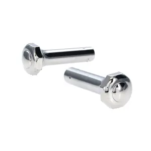 1981 Ford F150 Door Lock Knobs - Chrome - Pair - 73-81 Ford Truck 78-81 Bronco
