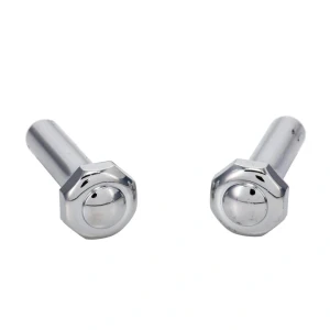 Door Lock Knobs - Chrome - Pair - 73-81 Ford Truck 78-81 Bronco - Image 3 of 5