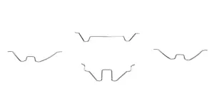 Headlamp Bezel Retainer Spring Set - 4pcs - LH or RH - 47-55 Chevy GMC Truck Suburban - Image 1 of 3