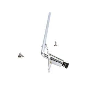 Sunvisor Bracket - Chrome - RH - 54-55 Chevy GMC Pickup Truck Suburban (with screws) - Image 2 of 3