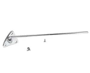 Sunvisor Bracket - Chrome - RH - 55-59 Chevy GMC Pickup Truck Suburban (with screws) - Image 1 of 3