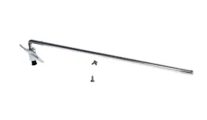 Sunvisor Bracket - Chrome - LH - 60-66 Chevy GMC C/K Pickup Truck Suburban (with screws) - Image 3 of 3