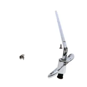 Sunvisor Bracket - Chrome - LH - 60-66 Chevy GMC C/K Pickup Truck Suburban (with screws) - Image 2 of 3