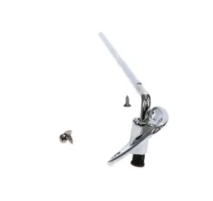 Sunvisor Bracket - Chrome - RH - 60-66 Chevy GMC C/K Pickup Truck Suburban (with screws) - Image 2 of 3