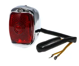1940 Chevy Fullsize Truck Tail Lamp Assembly - LH - Chrome - 40-53 Chevy GMC Pickup Truck