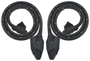 Door Weatherstrips - Pair - 73-76 Dodge Plymouth A-Body Hardtop or Fastback - Image 1 of 3