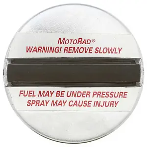 Gas Cap - Vented - without EEC - Chrome with Black Handle - 73-74 Chevy GMC C/K Fleetside Pickup Truck Suburban - Image 1 of 3