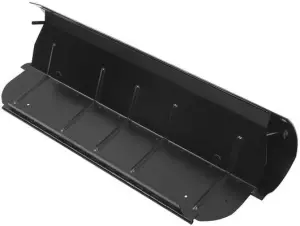 Rear Center Bumper Assembly - w/ Inner Pan & Hinge - 55-58 Chevy GMC Cameo Pickup Truck - Image 3 of 5