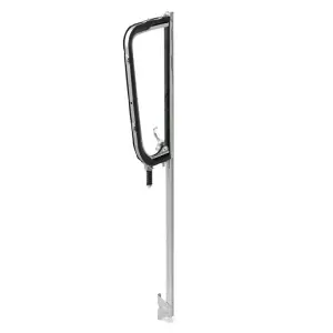 Vent Window Assembly - LH - Clear Glass - Chrome Frame - 55-59 Chevy GMC Pickup Truck Suburban - Image 1 of 4