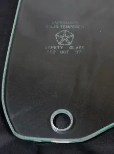 Quarter Glass - Clear - RH - 68-72 Dart 2DR Hardtop; 71-72 Scamp - Image 3 of 3