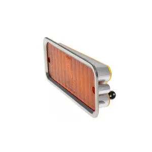 Park Lamp Lens - Amber - 17 Amber LED - with Stainless Trim - RH - 73-80 Chevy GMC CK Truck Blazer Jimmy Suburban - Image 4 of 4
