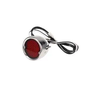 Tail Light Assembly - Red Lens - 29 Red Sequential LED -  Stainless Housing - 54-59 Chevy GMC Stepside Truck - Image 1 of 4