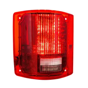 Tail Light Assembly - Red Lens - 56 Red Sequential LED - No Bezel - LH - 73-87 Chevy GMC Squarebody Fleetside Truck Blazer Jimmy Suburban - Image 2 of 2
