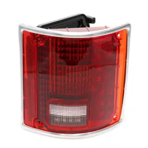 Tail Light Assembly - Red Lens - 56 Red Sequential LED - Chrome Trim - RH - 73-91 Chevy GMC Squarebody Fleetside Truck Blazer Jimmy Suburban - Image 1 of 4