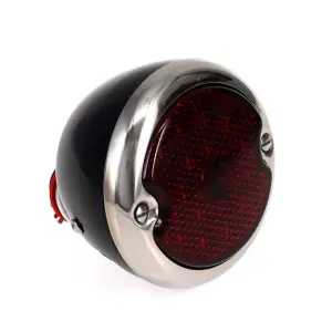 Tail Light Assembly - Red Lens - 19 Red LED - Black Housing - LH - 48-52 Ford F1 F2 F3 Truck - Image 3 of 4