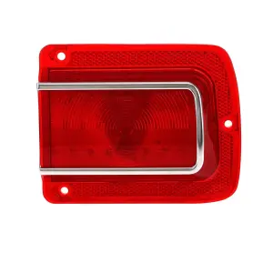 Tail Light Lens - Red - 41 Red LED - Stainless Bezel - RH - 65 Chevelle Malibu - Image 1 of 4
