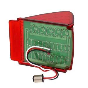 Tail Light Lens - Red - 68 Red LED - 67 Chevelle - Image 4 of 4