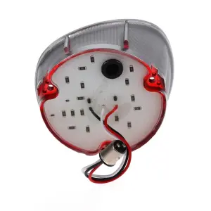 Tail Light Lens - Red - 46 Red LED - Stainless Bezel - LH - 71 Chevelle Malibu - Image 3 of 4