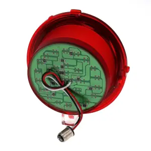 Tail Light Lens - Red - 30 Red LED - Stainless Bezel - RH - 70-73 Camaro - Image 4 of 4