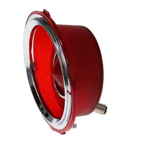 Tail Light Lens - Red - 30 Red LED - Stainless Bezel - RH - 70-73 Camaro - Image 3 of 4