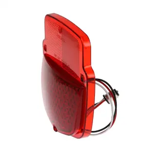 Tail Light Lens - Red Lens - 38 Red Sequential LED - RH - 55-66 Ford F100 F250 Flareside Truck - Image 4 of 4