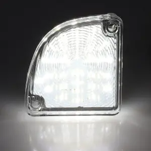 Back-Up Lamp Lens - Clear - 30 White LED - LH - 67-72 Chevy GMC Fleetside Truck Blazer Jimmy - Image 2 of 4
