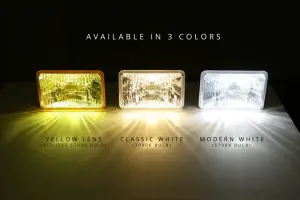 RetroBright LED Forward Facing Light Bulb - Replacement Bulb - Bright White 5700K 5 3/4 - Standard H4 Wiring - High and Low Beam - 3 Pin - Image 4 of 4