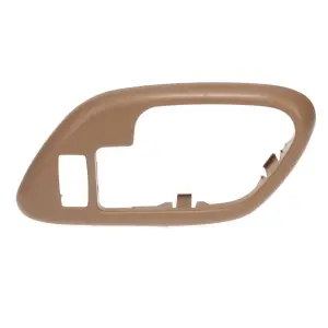 2000 Chevy C3500 Front Door Handle Bezel - with Power Door Lock Hole - RH - Beige - 95-00 Chevy GMC C/K OBS Pickup Truck SUV