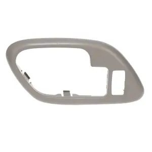 2000 Chevy C3500 Front Door Handle Bezel - with Power Door Lock Hole - LH - Gray - 95-00 Chevy GMC C/K OBS Pickup Truck SUV