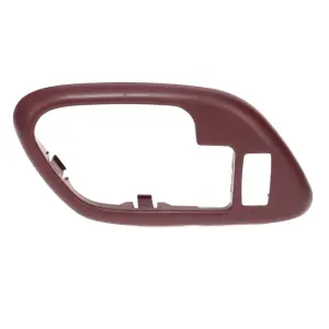 2000 Chevy C3500 Front Door Handle Bezel - with Power Door Lock Hole - LH - Red - 95-00 Chevy GMC C/K OBS Pickup Truck SUV