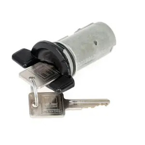 Ignition Lock Cylinder with Keys - Black - 88-92 Chevy GMC C/K OBS GMT 400 Truck Blazer Yukon Suburban - Image 1 of 4