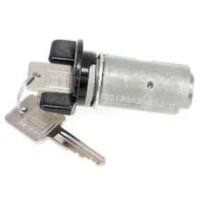 Ignition Lock Cylinder with Keys - Black - 88-92 Chevy GMC C/K OBS GMT 400 Truck Blazer Yukon Suburban - Image 2 of 4