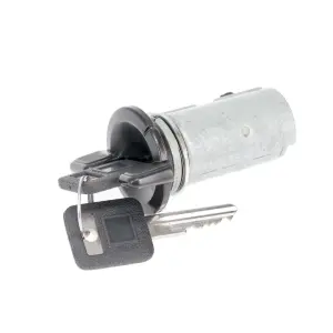 Ignition Lock Cylinder with Keys - Tilt - Black - 93-94 Chevy GMC C/K OBS Truck Blazer Yukon Suburban - Image 2 of 4