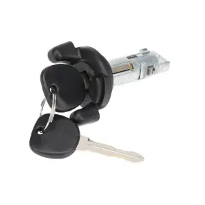Ignition Lock Cylinder with Keys - Manual - Black - 98-00 Chevy GMC C/K OBS Truck Tahoe Yukon Suburban - Image 1 of 4
