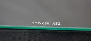Quarter Glass - Clear - RH - 64-65 GM A-Body Convertible - Image 3 of 3