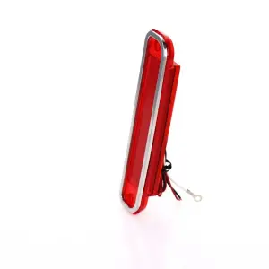 Rear Side Marker Lens - Red - 15 Red LED - Stainless Bezel - LH or RH - 73-80 Chevy GMC CK Stepside Truck - Image 3 of 4
