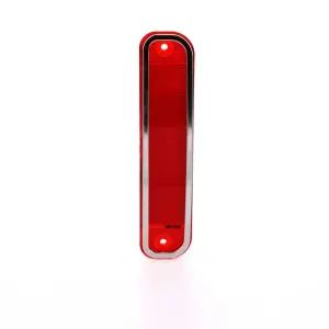 Rear Side Marker Lens - Red - 15 Red LED - Stainless Bezel - LH or RH - 73-80 Chevy GMC CK Stepside Truck - Image 2 of 4