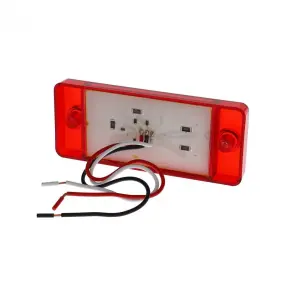 Rear Side Marker Lens - Red - 8 Red LED - LH or RH - 70-72 F100 F250 F350 70-77 Bronco - Image 4 of 4