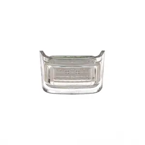 1940 Chevy Fullsize Truck License Plate Lamp Lens - Clear - 6 White LED - 12V - 40-53 Chevy GMC Pickup Truck