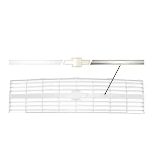 Center Grille Molding - Dual Headlamp - LH - 83-84 Chevy CK Truck Blazer Suburban - Image 1 of 5