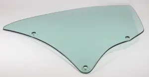 Quarter Glass - Green Tint - RH - 66-67 GM A-Body Coupe - Image 2 of 3