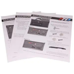 Front Door Panels - Black - Pair - 81-91 Chevy GMC CK Truck Blazer Jimmy Suburban - Image 6 of 10