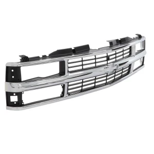 Premium Grille Shell - Chrome Gray - Composite Headlight - 94-98 Chevy CK Pickup SUV - Image 6 of 6