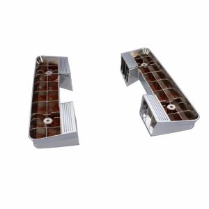 Front Armrest Bases - Chrome Pair - 64-67 Chevelle El Camino GTO - Image 6 of 6