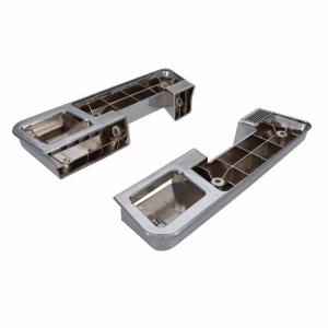 Rear Armrest Bases - Chrome Pair - 64-67 Chevelle El Camino GTO - Image 1 of 6