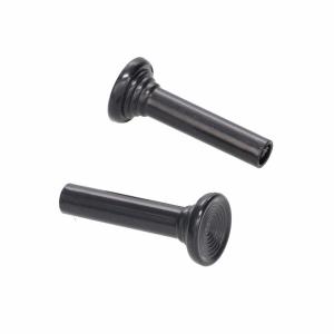 Door Lock Knobs - Black Pair - 67 All GM Cars - Image 5 of 6