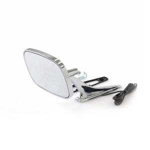 Outside Door Mirror - Chrome with LED Signal - LH - 68-69 Camaro 68 Firebird 69-72 Chevelle El Camino Nova - Image 4 of 5