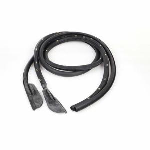 1966 Dodge Challenger Door Weatherstrips - Pair - 66-67 Dodge Plymouth B-Body 2-door Hardtop or Convertible