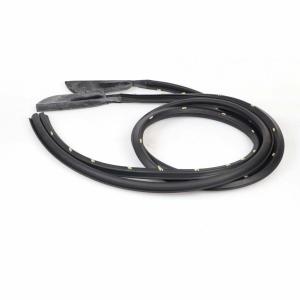 Door Weatherstrips - Pair - 66-67 Dodge Plymouth B-Body 2-door Hardtop or Convertible - Image 5 of 6