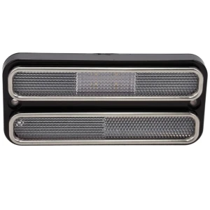 Rear Side Marker - Clear Lens 18 Red LED with Stainless Trim - 69-72 Chevy GMC CK Truck - Image 1 of 6
